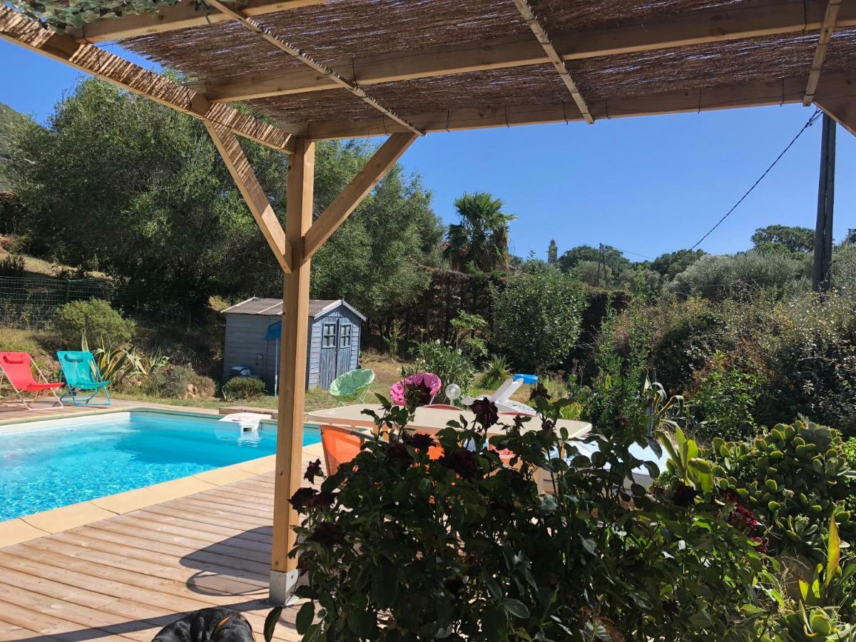 B&B Macchia Verdata avec piscine chauffée Monacia-d'Aullene Exterior foto